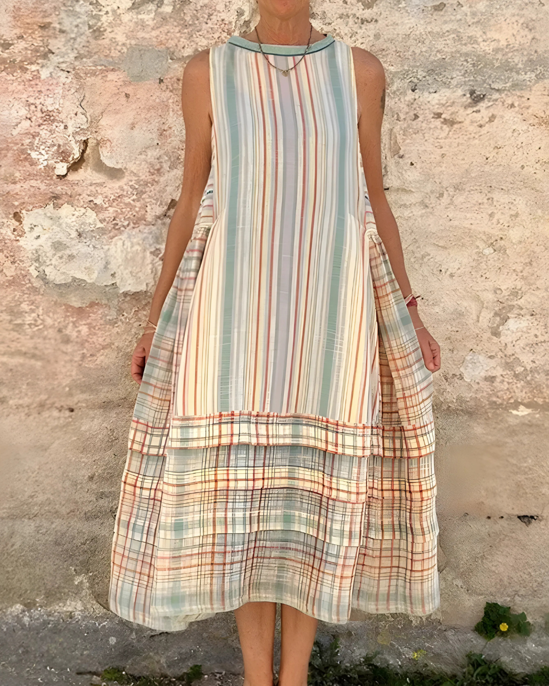 Vestido Boho - Linho Puro (Leve e Soltinho) - Verão 2026