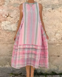 Vestido Boho - Linho Puro (Leve e Soltinho) - Verão 2026