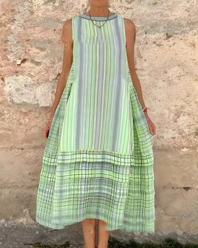 Vestido Boho - Linho Puro (Leve e Soltinho) - Verão 2026