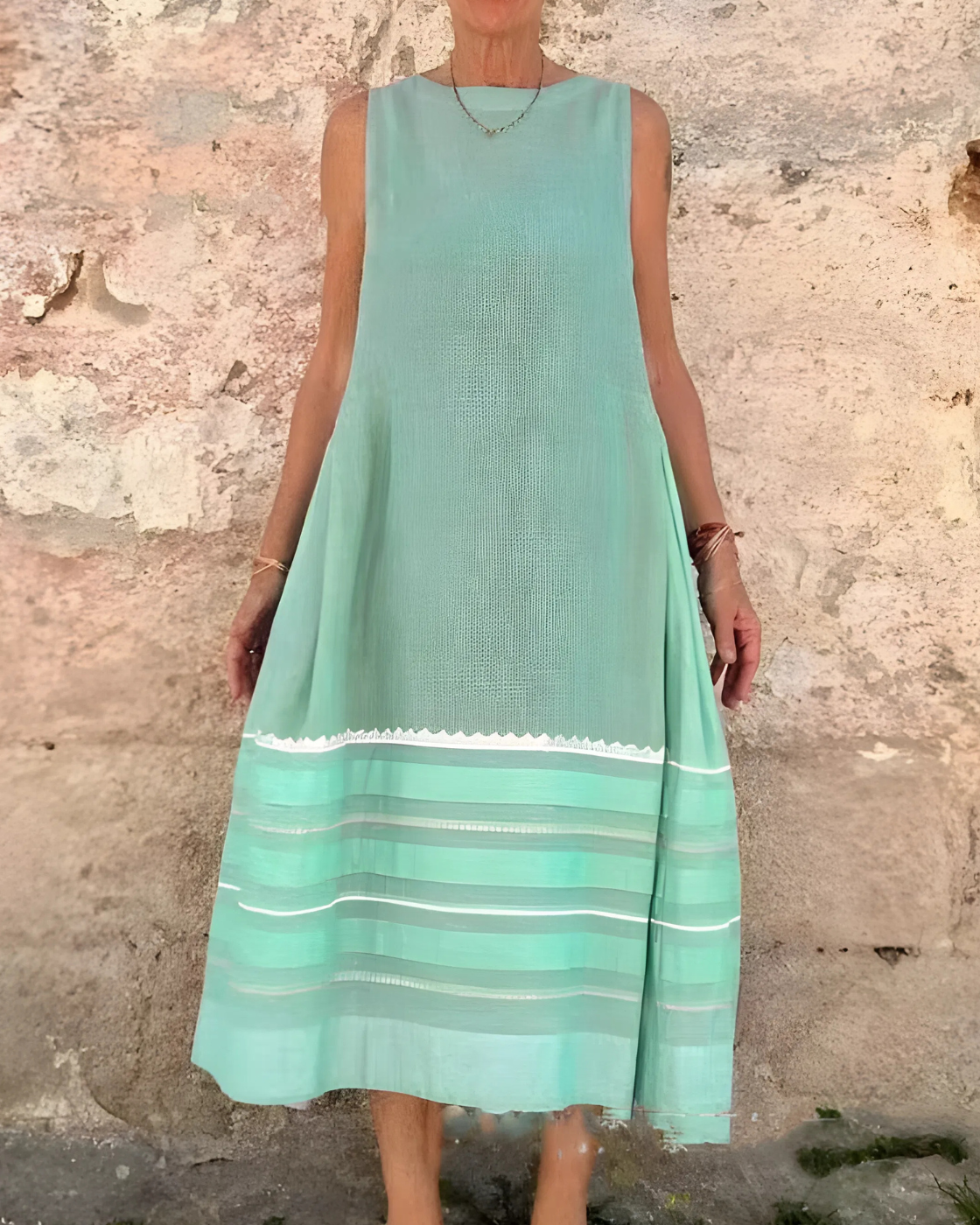 Vestido Boho - Linho Puro (Leve e Soltinho) - Verão 2026