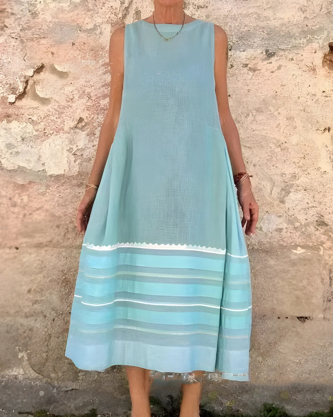 Vestido Boho - Linho Puro (Leve e Soltinho) - Verão 2026