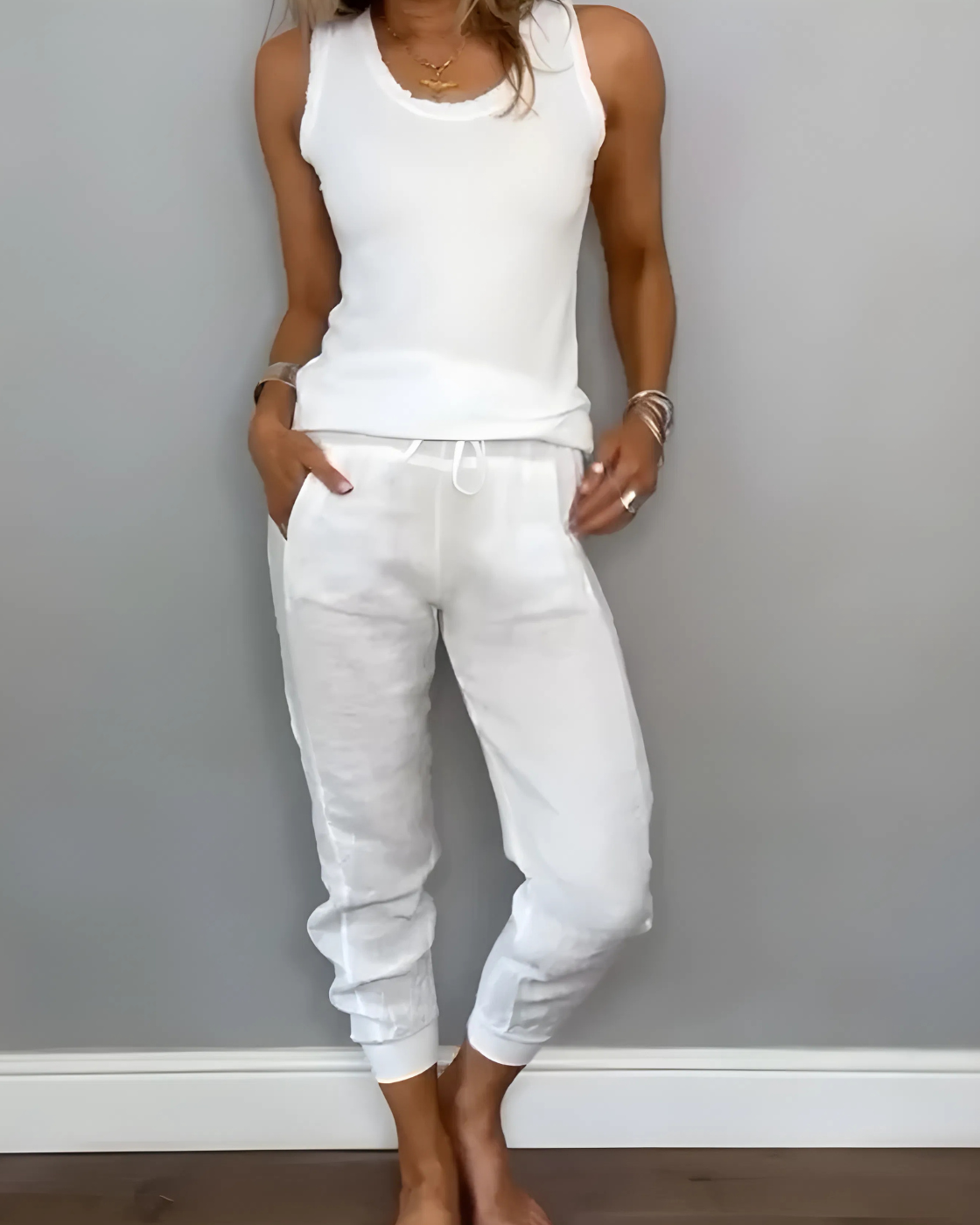 Conjunto Casual Flórida - Algodão Premium (Estilo Europeu)